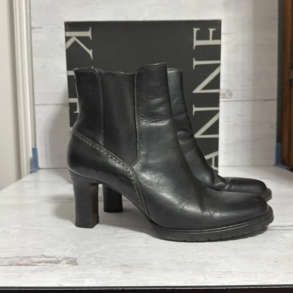 Gently used Cole Haan black booties. - Picture 1 of 8